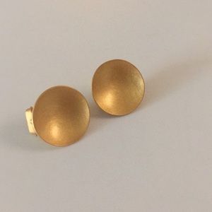 Textured Gold Earrings